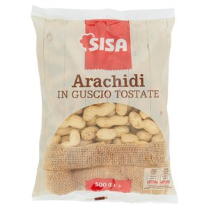 Sisa Arachidi In Guscio Tostate 500 G