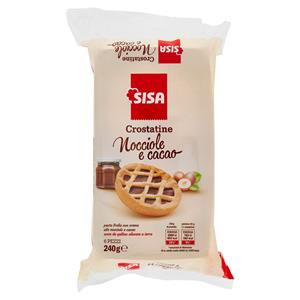 Sisa Crostatine Nocciole E Cacao 6 X 40 G