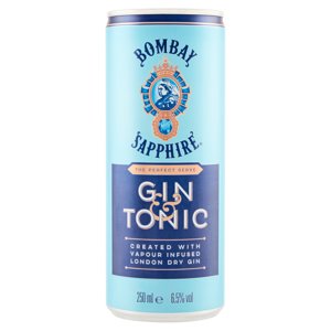 Bombay Sapphire Gin & Tonic 250 Ml