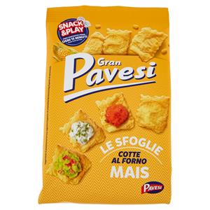 Gran Pavesi Sfoglie Mais Snack Cotte Al Forno 150g