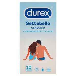 Durex Preservativi Settebello Classico, 10 Profilattici