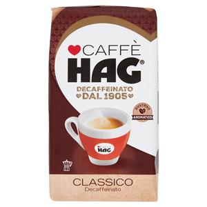 Caffè Hag Classico Macinato Decaffeinato 250 G