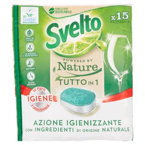 Svelto Powered By Nature Tutto In 1 15 Pastiglie 263 G