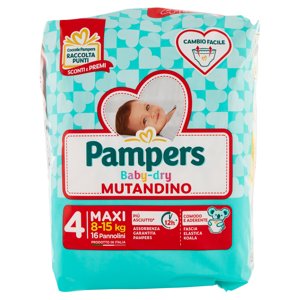 Pampers Baby-dry Mutandino Maxi 16 Pz
