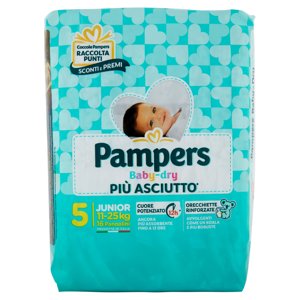 Pampers Baby-dry Junior 16 Pz