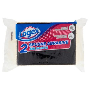 Logex Spugne Abrasive Salvadita 2 Pz