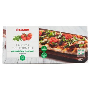 Sigma Pizza Del Fornaio Pomodorini E Rucola Surgelata 225 G