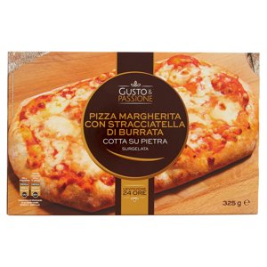 Gusto & Passione Pizza Margherita Con Stracciatella Di Burrata Surgelata 325 G