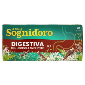 Sognid'oro Le Tisane Digestiva Con Liquirizia E Anice Verde Bustine 20 X 2 G