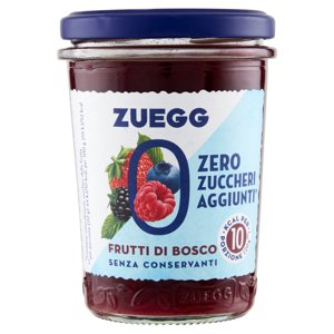 Zuegg Zero Zuccheri Aggiunti* Frutti Di Bosco 220 G