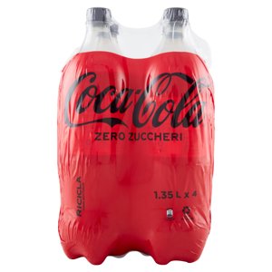 Coca-cola Zero Zuccheri Pet 4 X 1,35 L