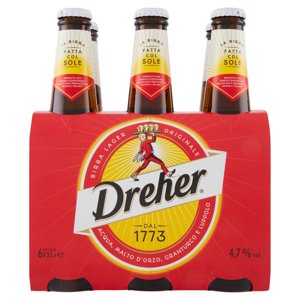 Dreher Birra Lager Originale 6 X 33 Cl