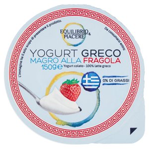 Equilibrio & Piacere Yogurt Greco Magro Alla Fragola 150 G