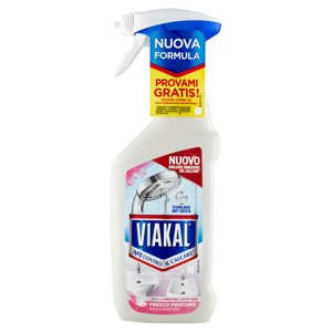Viakal Detersivo Anticalcare Bagno E Cucina Fresco Profumo Spray 470 Ml