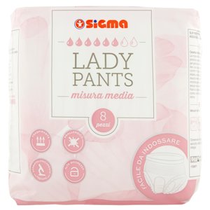 Sigma Lady Pants Misura Media 8 Pz