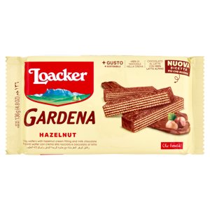 Loacker Wafer Gardena Hazelnut Wafers Con Crema Alla Nocciola Ricoperti Di Cioccolato Al Latte 136 G