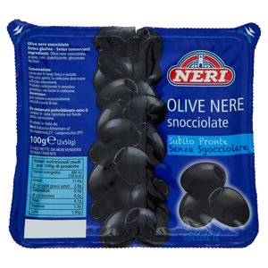 Neri Olive Nere Snocciolate 2 X 50 G
