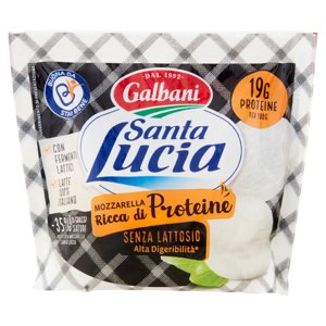 Galbani Santa Lucia Mozzarella Ricca Di Proteine Senza Lattosio 100 G