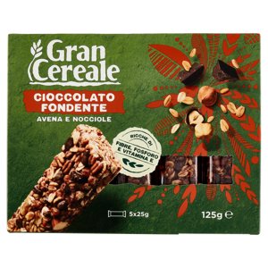 Grancereale Barrette Cereali Cioccolato Fondente 125g