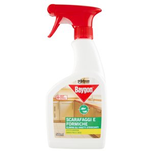 Baygon Spray Extra Precision, Insetticida Contro Scarafaggi E Formiche, 1 Confezione Da 400 Ml