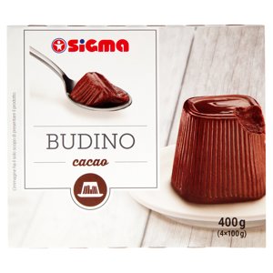 Sigma Budino Cacao 4 X 100 G