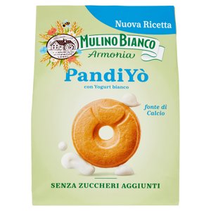 Mulino Bianco Armonia Pandiyò Biscotti Yogurt Bianco Senza Zuccheri Aggiunti Fonte Di Calcio 270g