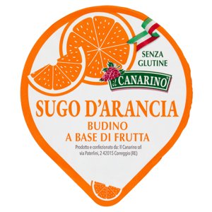 Il Canarino Sugo D'arancia Budino A Base Di Frutta 150 G