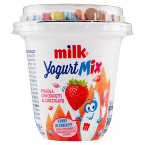 Milk Yogurt Mix Fragola Con Confetti Al Cioccolato 110 G