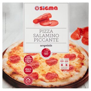 Sigma Pizza Salamino Piccante Surgelata 345 G
