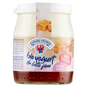 Sterzing Vipiteno Bio Yogurt Da Latte Fieno Caramello Senza Lattosio 150 G