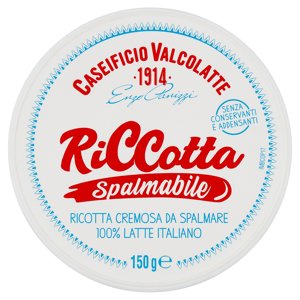 Caseificio Valcolatte Riccotta Spalmabile 150 G