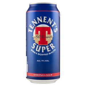 Tennent's Super Birra Strong Lager Doppio Malto Lattina 44cl