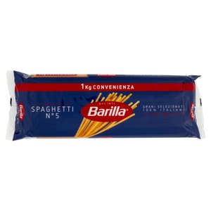 Barilla Pasta Spaghetti n.5 100% grano italiano 1 Kg