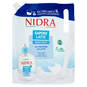 Nidra Sapone Latte Idratante Ecoricarica 1000 Ml