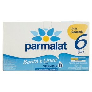 Parmalat Bontà E Linea Con Vitamina D Latte Parzialmente Scremato 6 X 1000 Ml