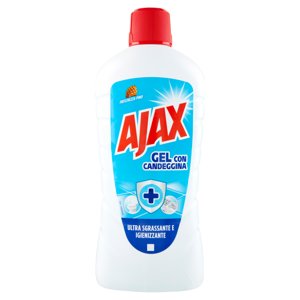 Ajax Detersivo Pavimenti Gel Con Candeggina E Pino Igienizzante 950 Ml