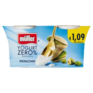 Müller Yogurt Zero% Grassi Pistacchio 2 X 125 G