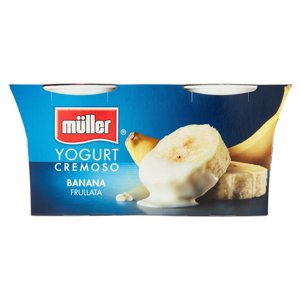 Müller Yogurt Cremoso Banana Frullata 2 X 125 G