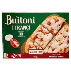 BUITONI I Tranci Margherita Pizza Surgelata 2 tranci 650 g