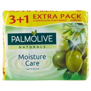 Palmolive Sapone Solido Naturals Oliva E Latte 4x90 G