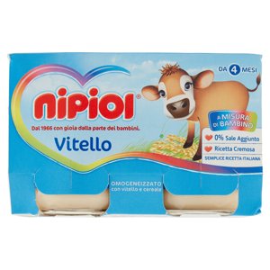 Nipiol Vitello Omogeneizzato 2 X 120 G