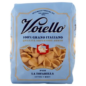 Voiello Pasta La Tofarella N°138 Grano Aureo 100% Italiano Trafilata Bronzo 500g