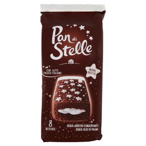 Pan Di Stelle Merenda Pan Di Spagna Al Cacao E Crema Al Latte 280g