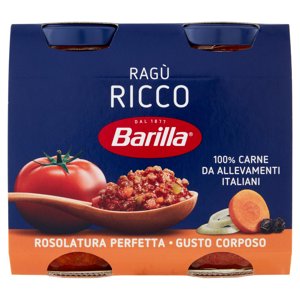 Barilla Sugo Ragù Bolognese Classico Condimento per Pasta 2x180g