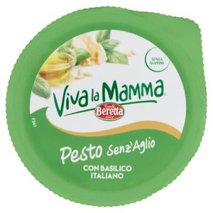 Viva La Mamma Pesto Senz'aglio Con Basilico Italiano 90 G