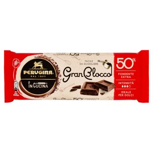 PERUGINA GranBlocco 50% Tavoletta Cioccolato Fondente Extra 150g