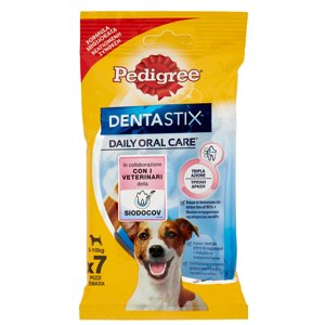Pedigree Dentastix Snack Per Igiene Orale Cane Piccolo 7 Pezzi 110 G