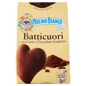 Mulino Bianco Batticuori Biscotti Con Cacao E Cioccolato 350g