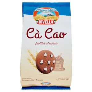 Divella Fantasie Del Mattino Cà Cao Frollini Al Cacao 400 G