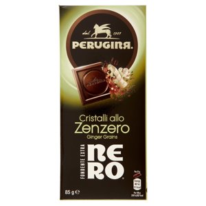 PERUGINA NERO Fondente Extra Zenzero Tavoletta Cioccolato Fondente 85g